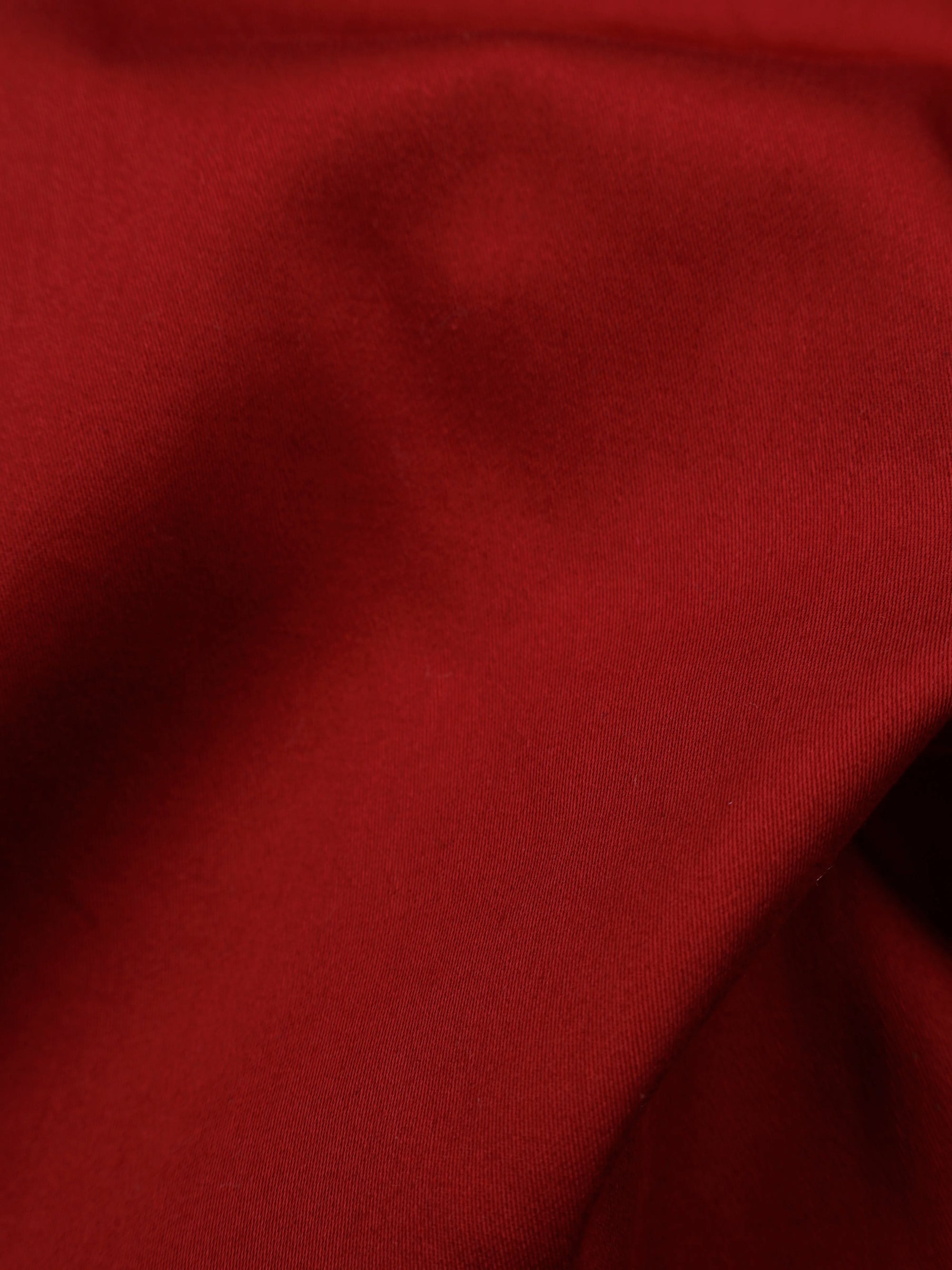 Turkey Red Subtle Sheen Super Soft Premium Satin Cotton Shirt