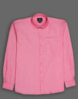 Humpton Pink Subtle Sheen Super Premium Cotton Shirt-[ON SALE]