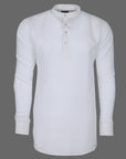 Pure White Super Linen Kurta Shirt