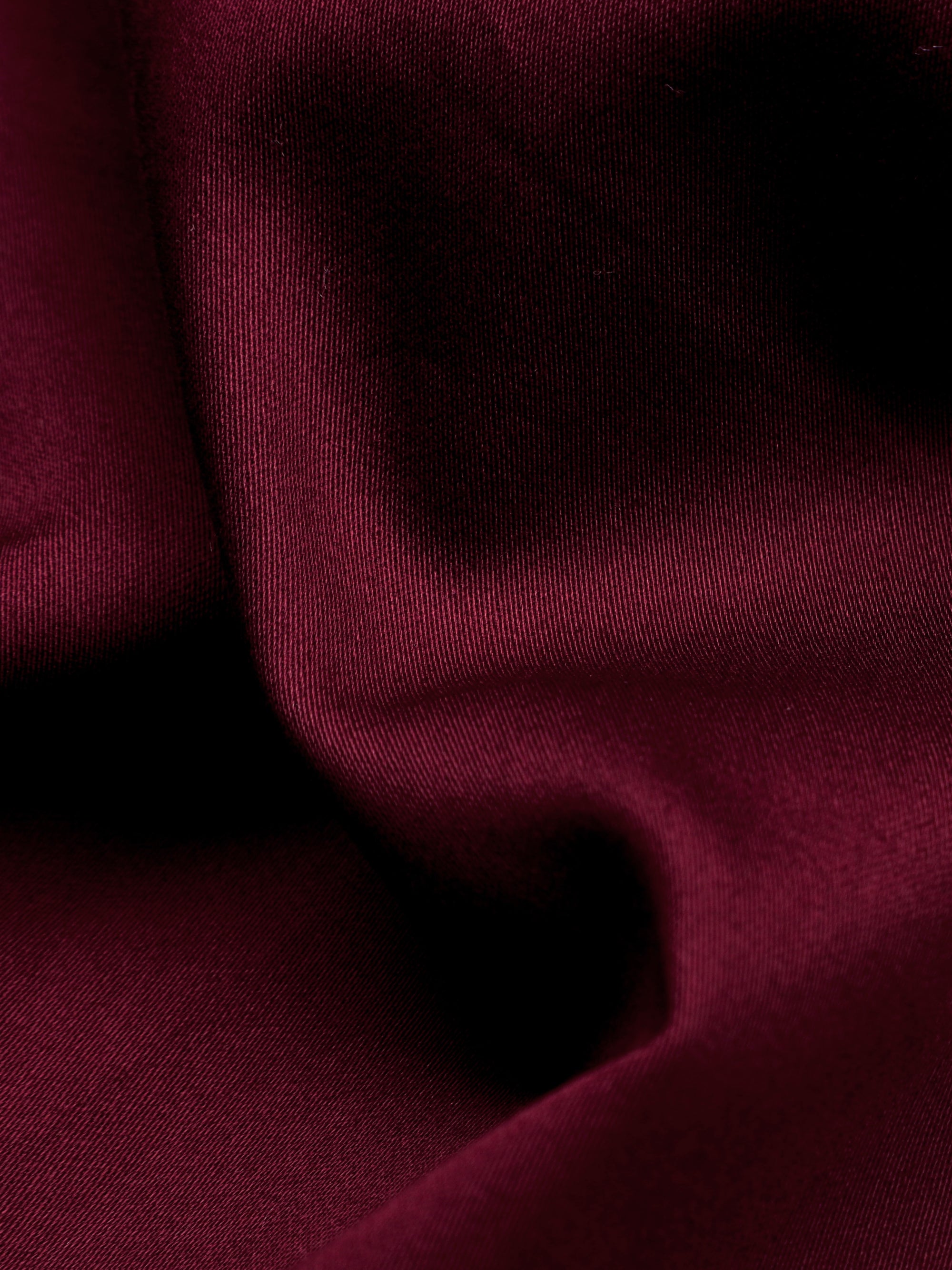 Royal Maroon Subtle Sheen Super Premium Satin Cotton Shirt