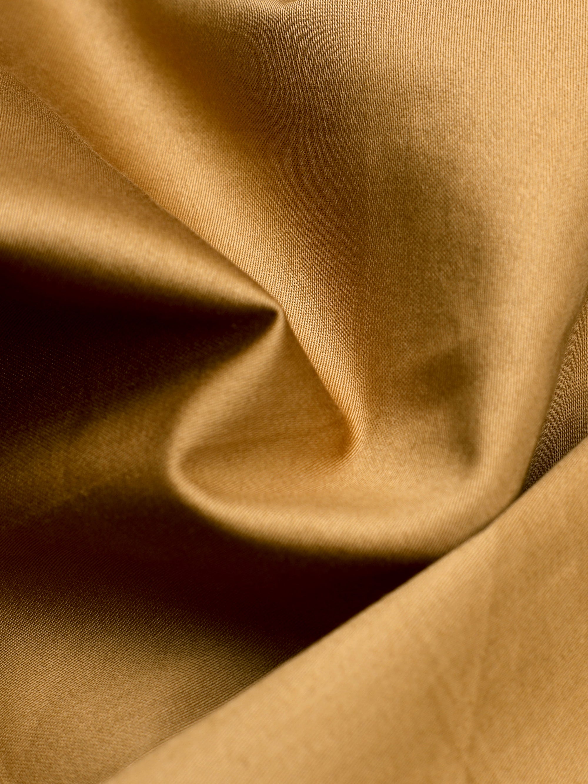 Golden Yellow Subtle Sheen Super Satin Premium Cotton Shirt