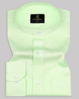 Light Pista Green Subtle Sheen Super Soft Premium Cotton Shirt[ONSALE]