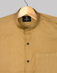 Golden Yellow Subtle Sheen Super Premium Cotton Shirt[ONSALE]