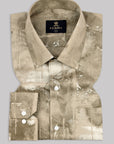 Anew Gray With Water colour Pattern Super Premium Cotton Shirt-[ON SALE]