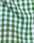 Fern Green With White Gingham check Premium Cotton Shirt-[ON SALE]