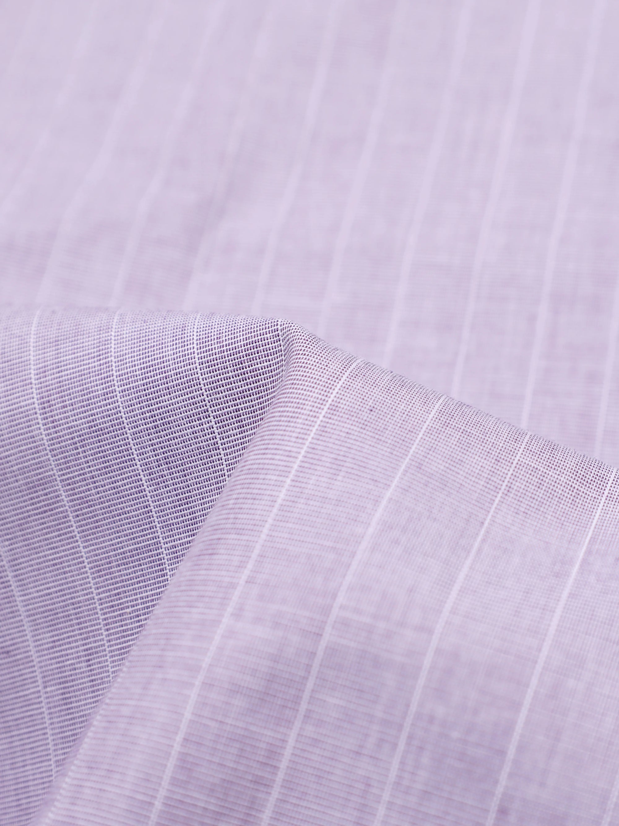 Languid lavender With White Stripe  Premium Cotton Shirt-[ON SALE]