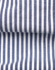 Millenium Blue With White Stripe Premium Cotton Shirt